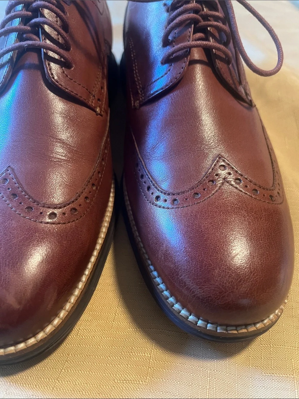 Cole Haan Brown Wingtip Oxford Dress Shoes
